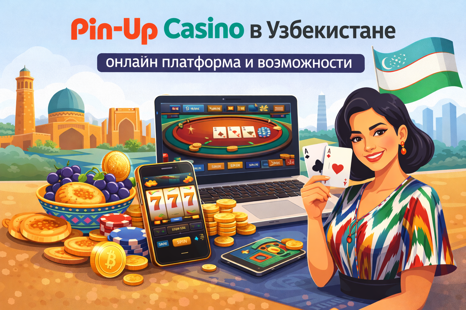 Pin Up Casino в Узбекистане – онлайн платформа и возможности